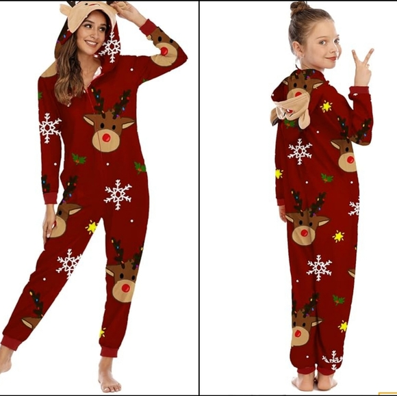 Other - Reindeer Christmas Pajama Onesies